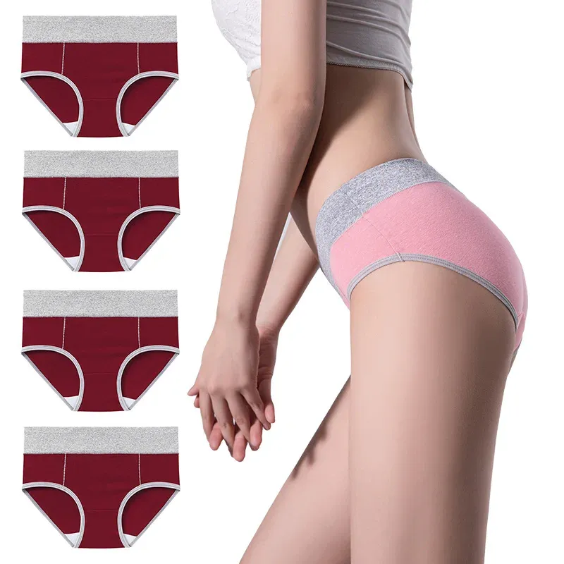 Set of 4 Wine Red