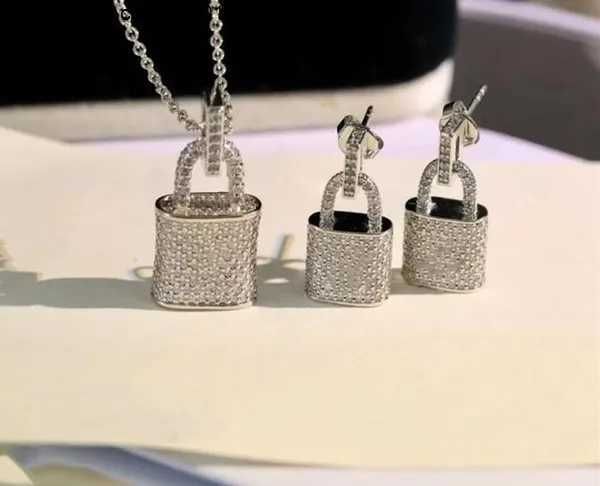 Necklace+earring-silver