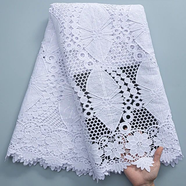 5WHITE SEREDINS LACE-5HARD