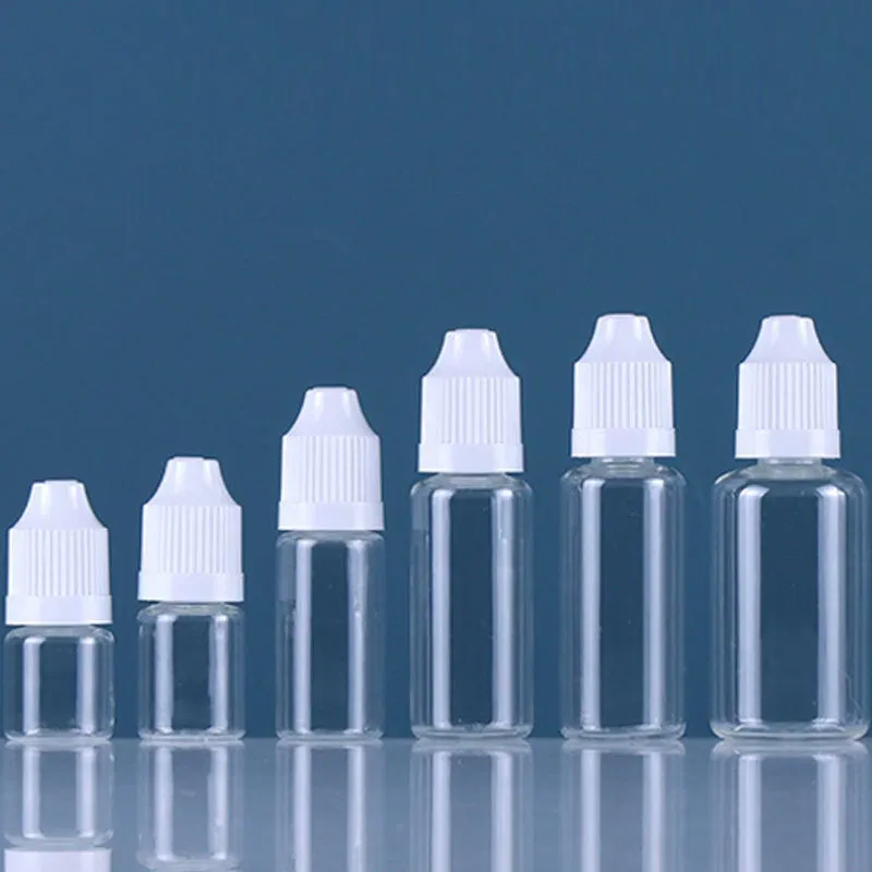 Plastique 5 pièces x 3ML Bouchon blanc