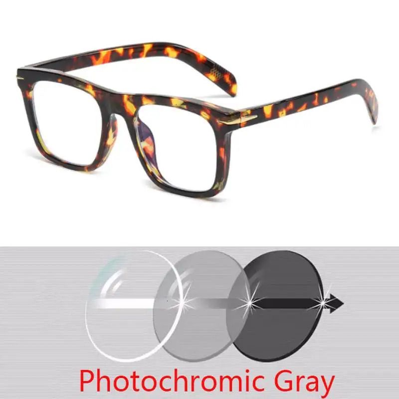 Leopard Frame Gray-Hyperopia Plus1.0