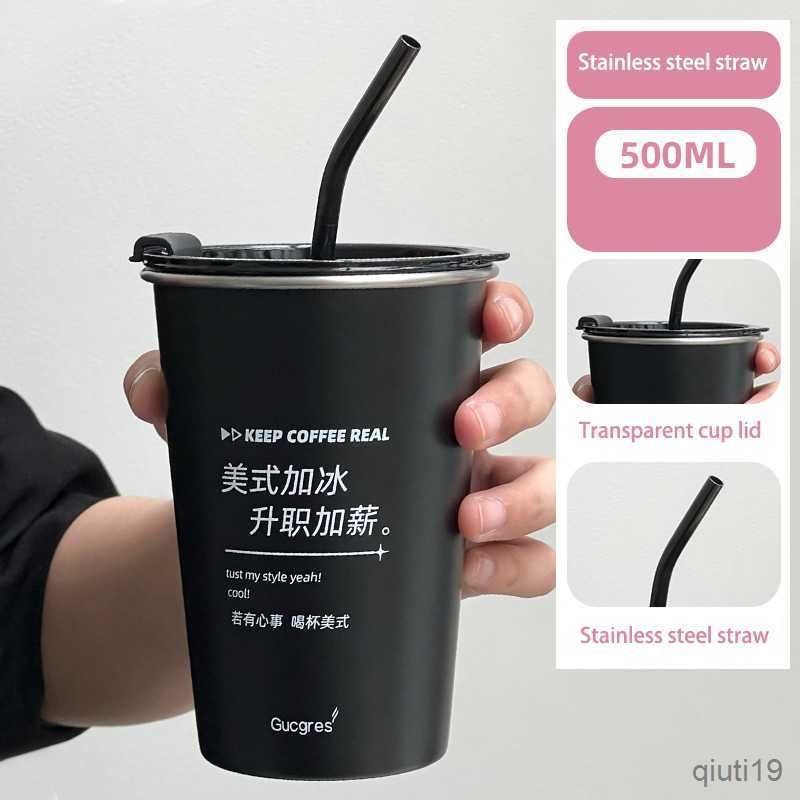 500ml-14-with Lid And Straw