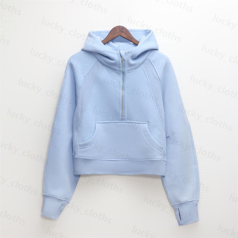 2-Half zipper-Hooded