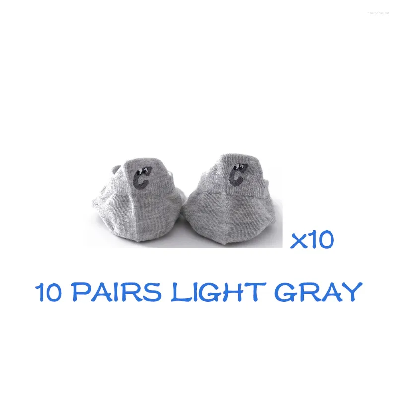 10 Pairs Light Gray