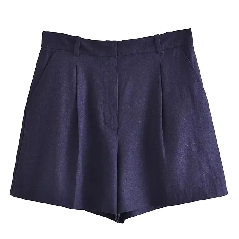 mörkblå shorts