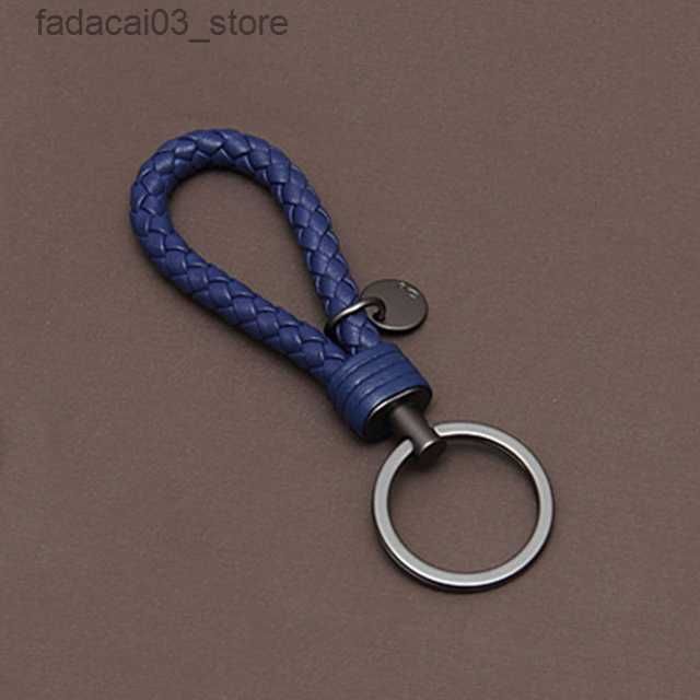 Royal Blue-Silver Keyring