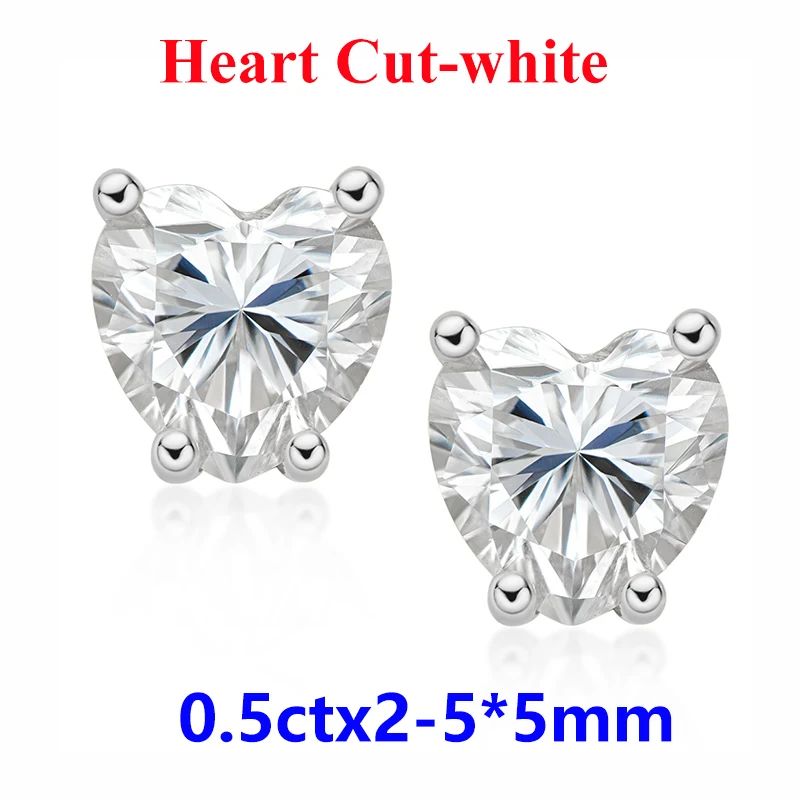 Gem Color:heart white 0.5ctx2