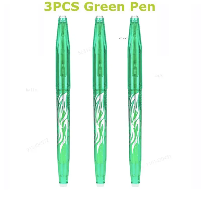 3pcs penna verde