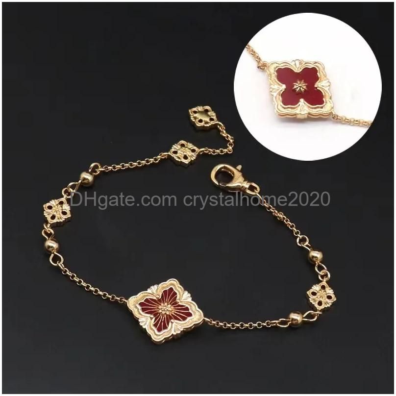 Bracelet rouge de Fritillaria