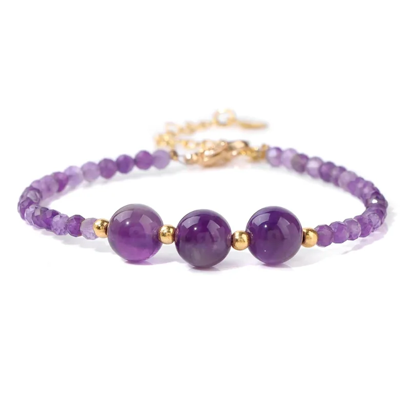 Adjustable 5.Amethysts