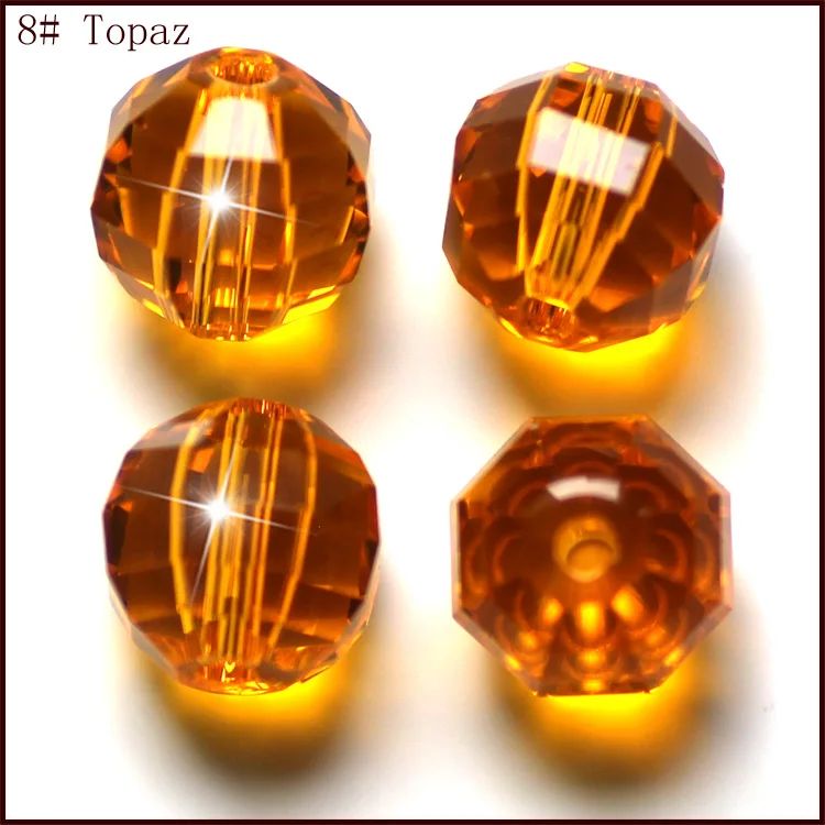 Color:topazItem Diameter:10mm 200pcs