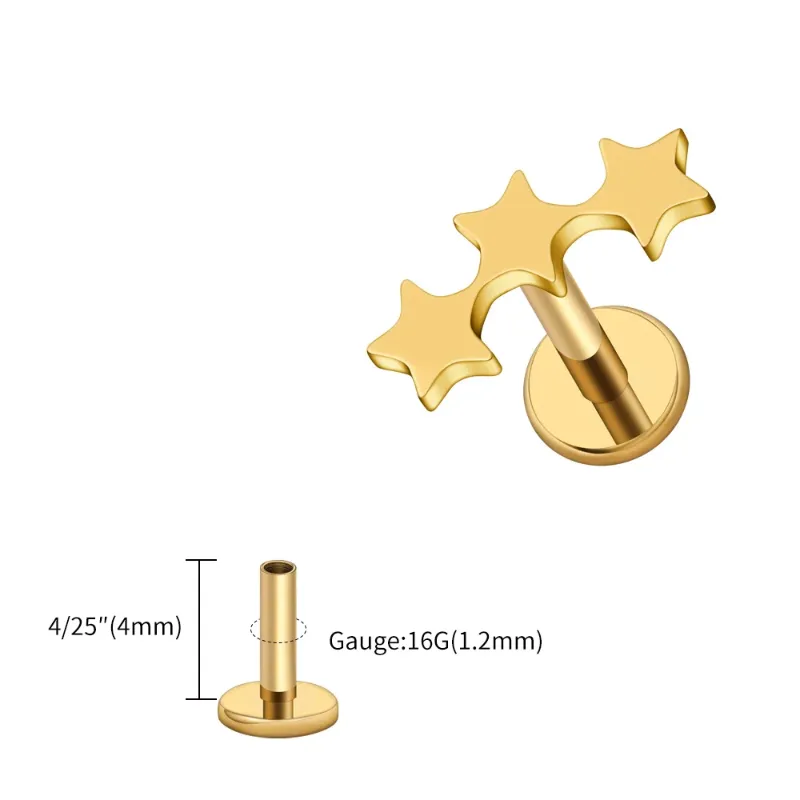 1.2x4mm Gold