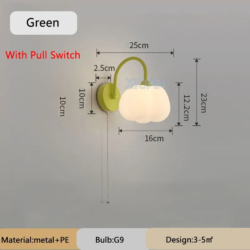 Vitt ljusgrönt med switch