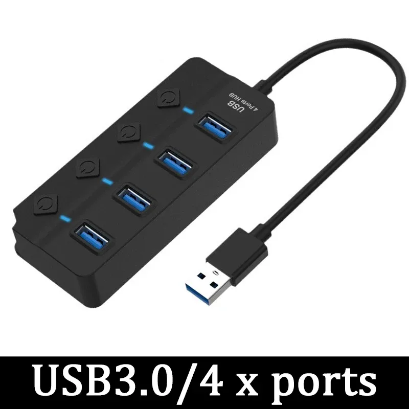 Black-3.0-4 ports