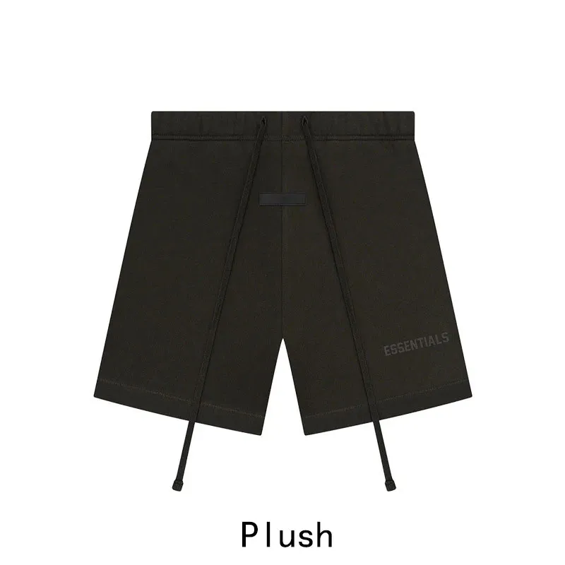 Braune schwarze Shorts