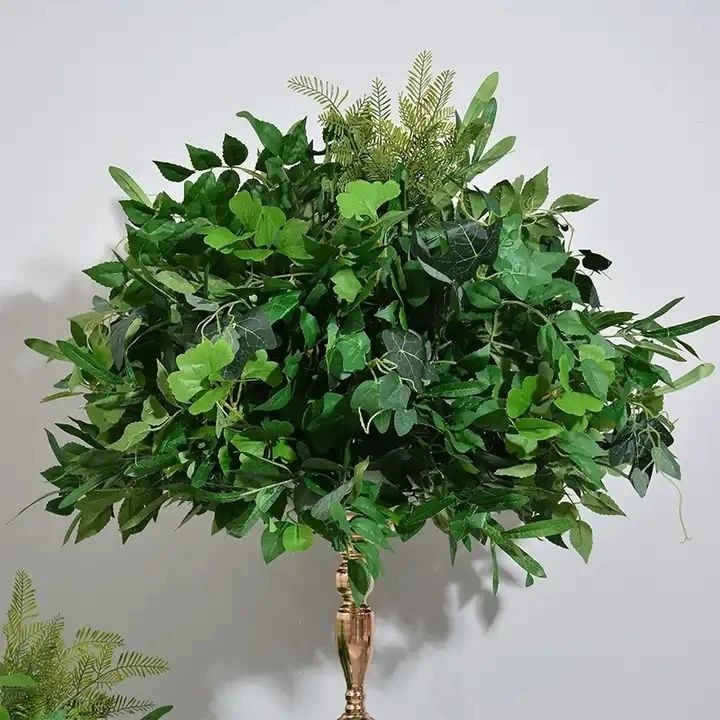 Groene bloemen met een diameter van 60 cm