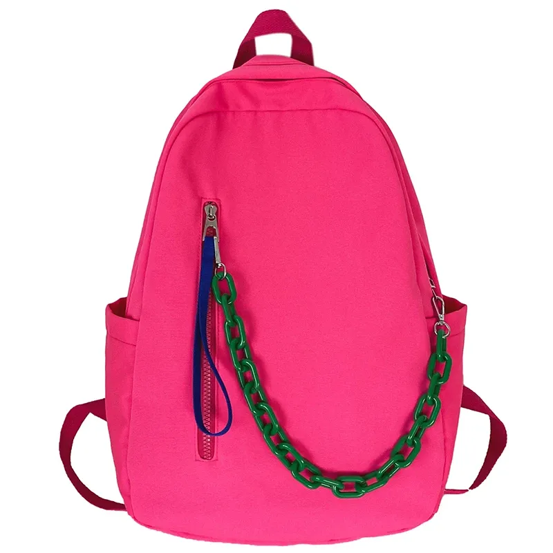 Rose red Backpack