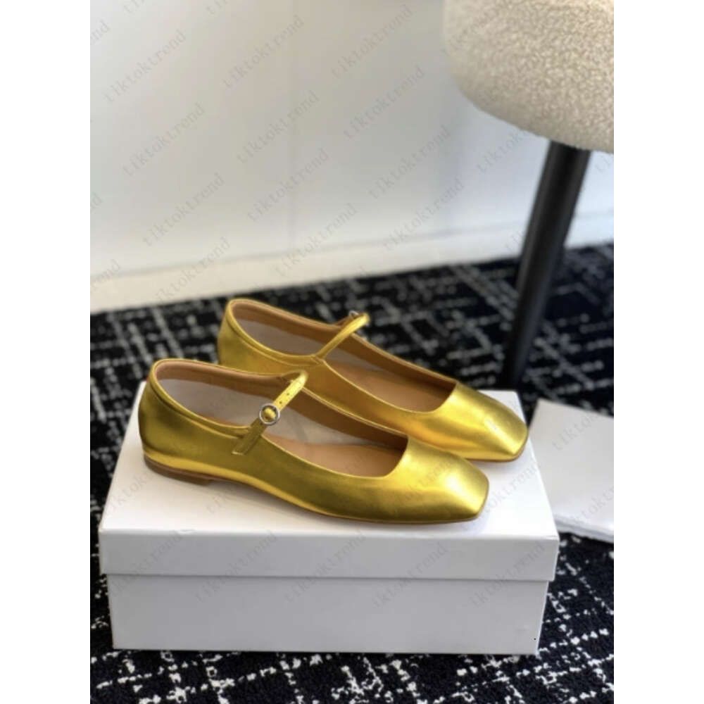 Gold Chunky Heel