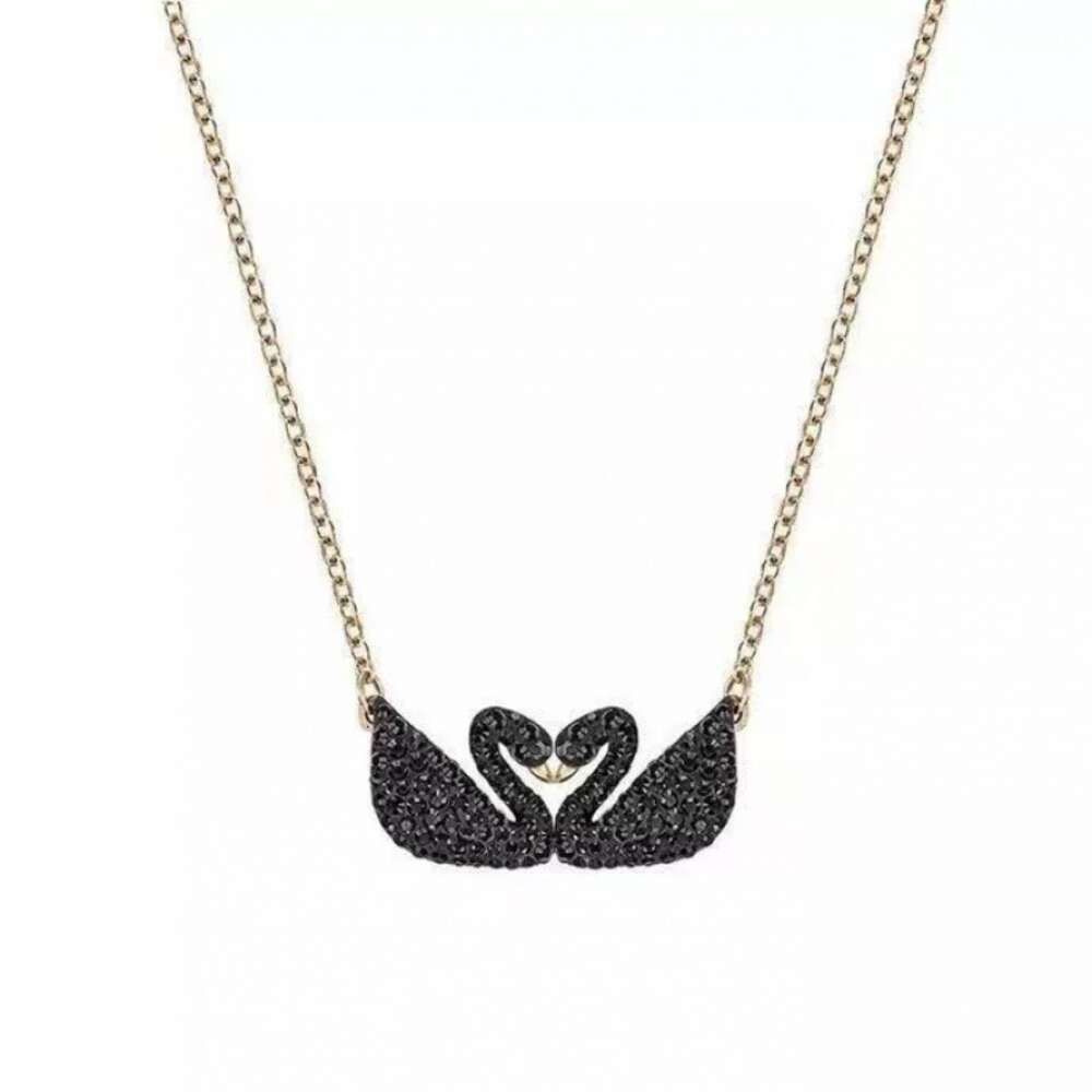 Double Swan Necklace