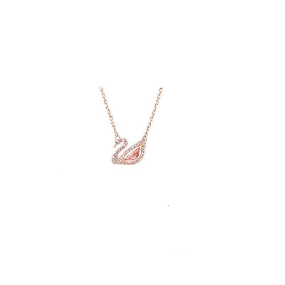 Collier Pink Diamond Swan