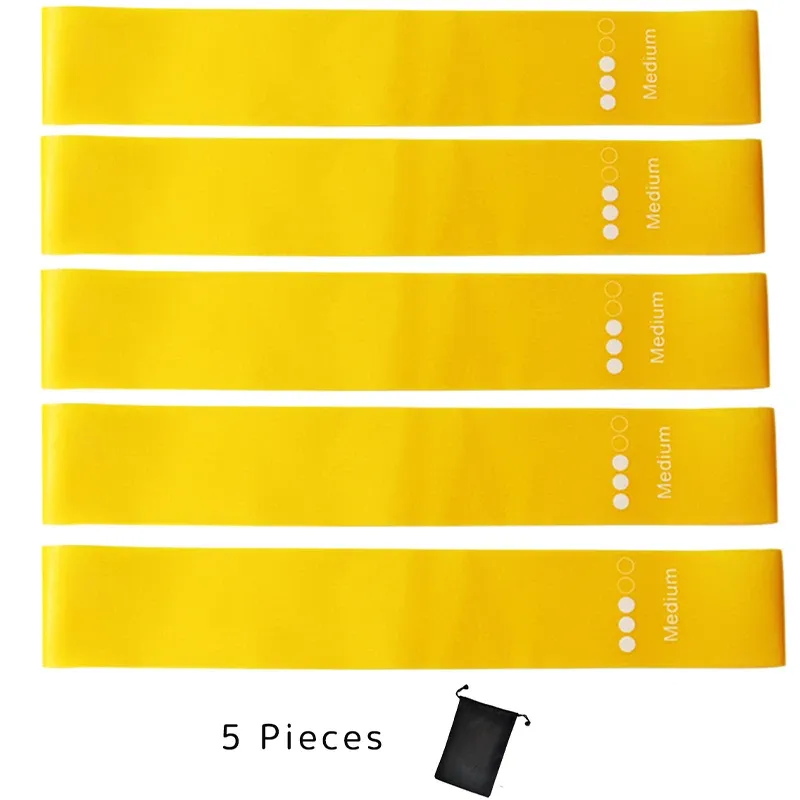 5pcs Yellow with bag