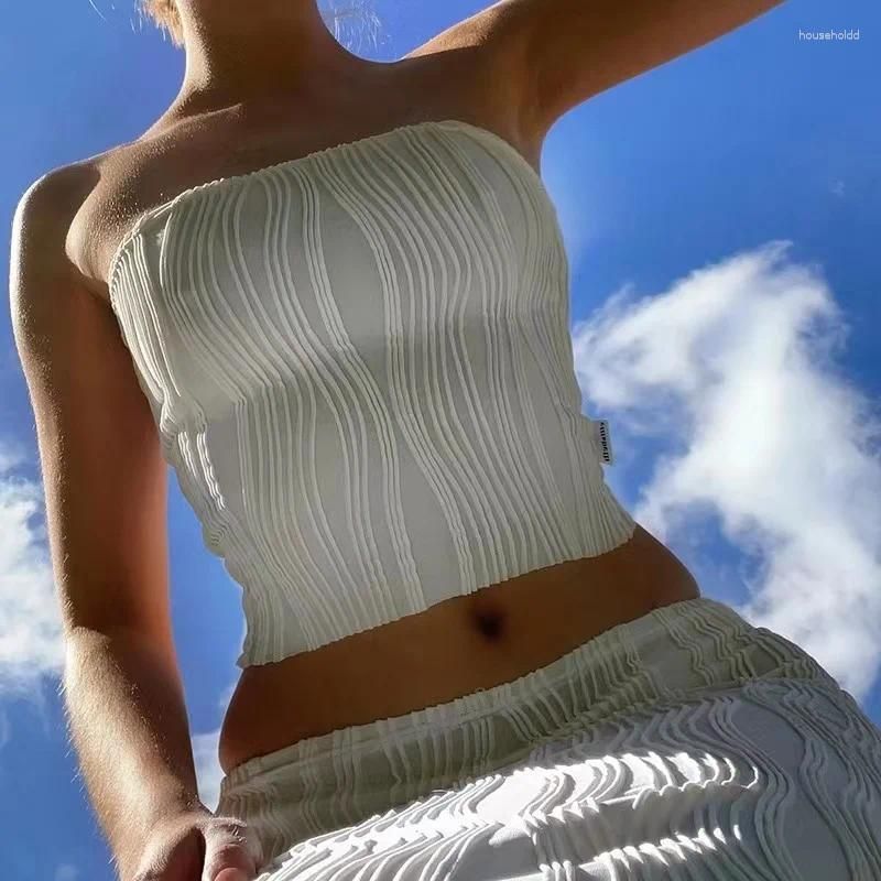 White Tube top