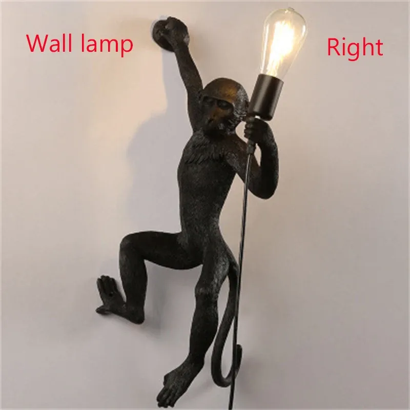 BlackRight wall lamp