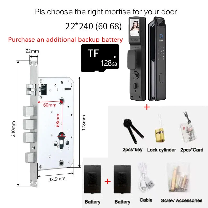 Zwart 22 Gezichtsbatterij TF