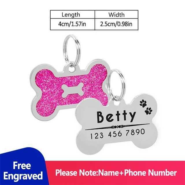 Pink Dog Tag12