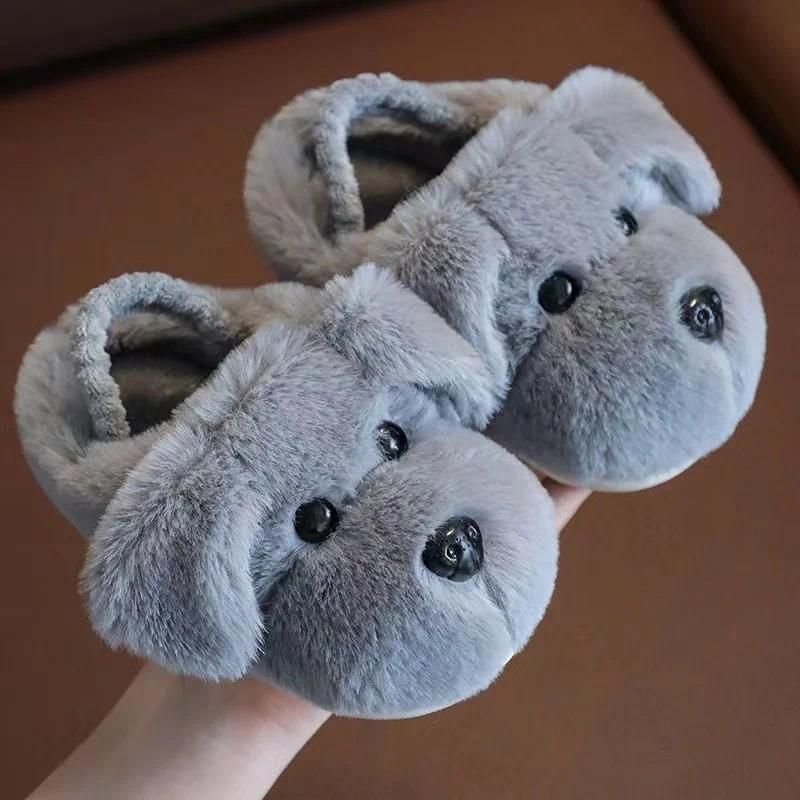 grijze slippers