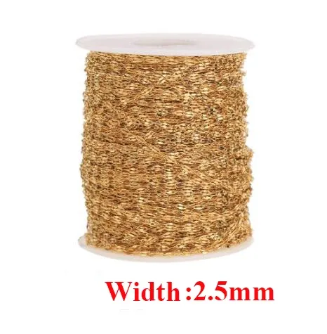 45 cm 2,5 mm goud