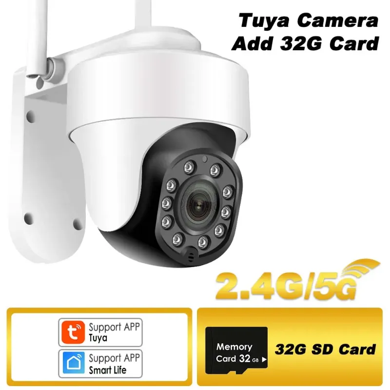 CHINA UE plug Tuya Câmera 32G
