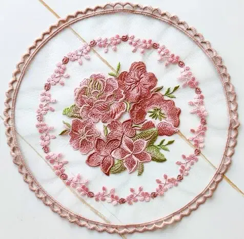 rond 30cm CHINE rose foncé