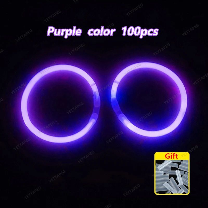 100pcs Purple