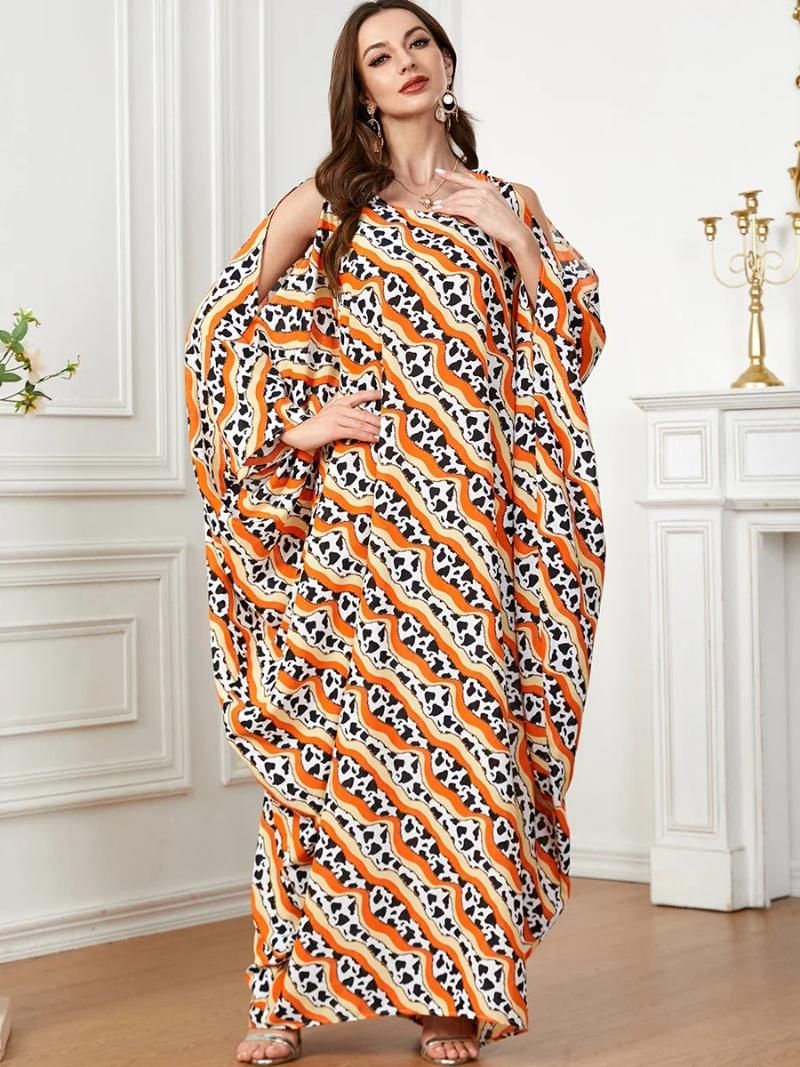 Robe orange taille unique