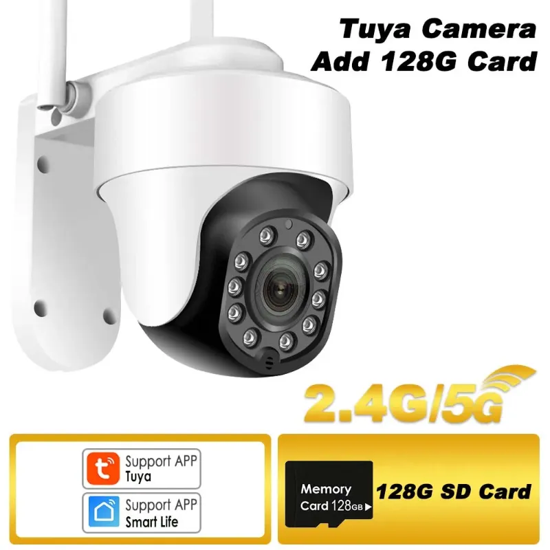 CHINA UE plug Tuya Câmera 128G