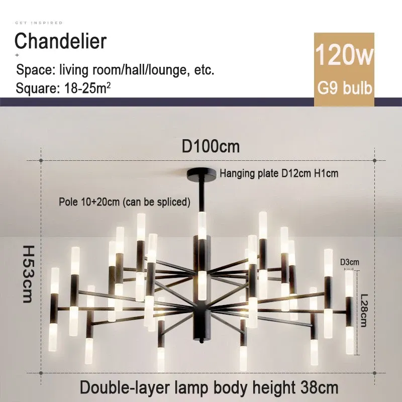 wit licht zwart-40heads-120w