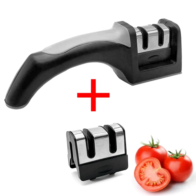 knife sharpener Gray 2-piece set