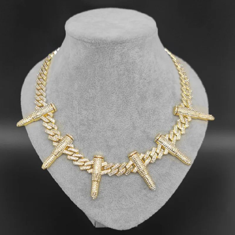 Metal Color:Gold Necklace