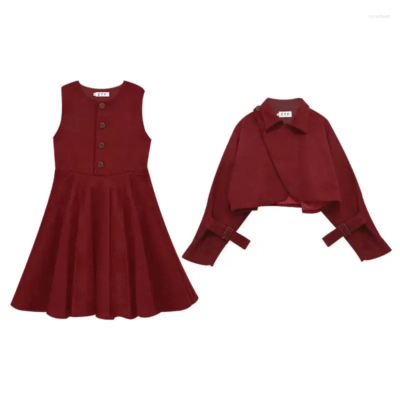 Wine red two-piece s