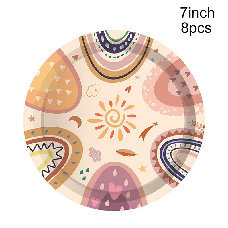 7inch Plate 8pcs