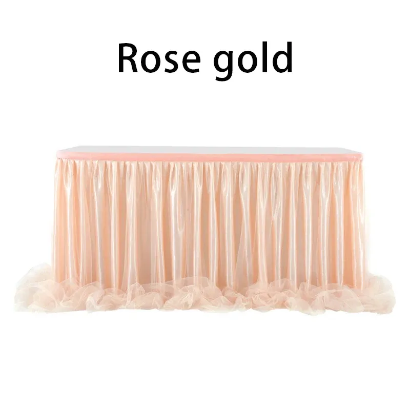 4FT 122X77CM Tule ouro rosa