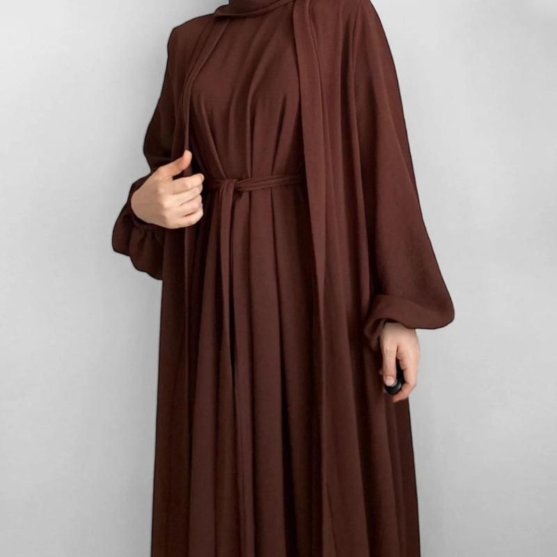 Vestido S Café Abaya