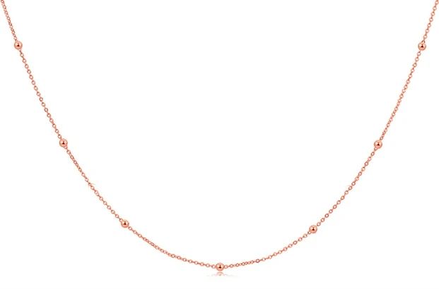 Gemfärg: 18K Rose GoldLength: 60cm