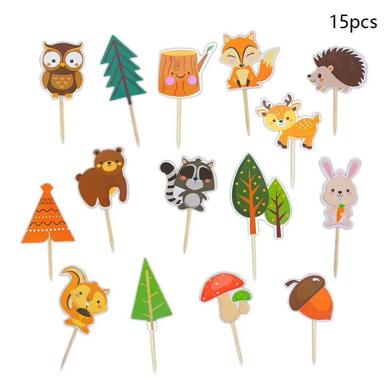 15pcs Cake Topper