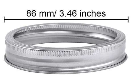 86mm ring (zilver)