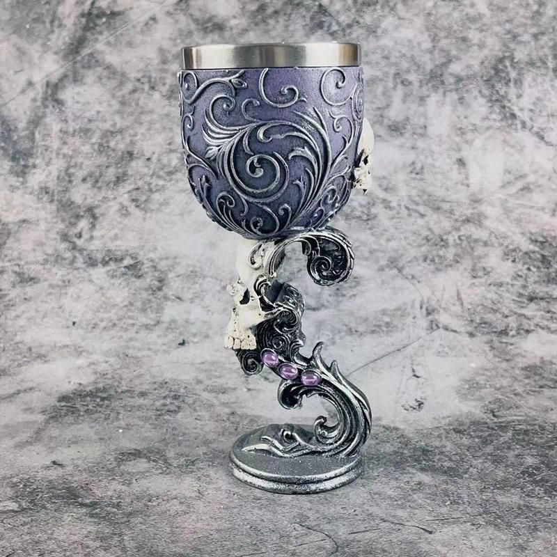 7.5x7.5x18.5cm Skull Stemware