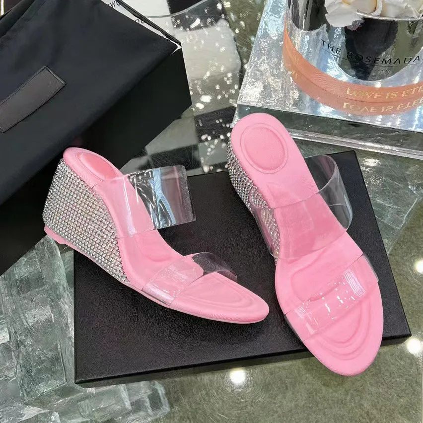 Pink slippers 7cm