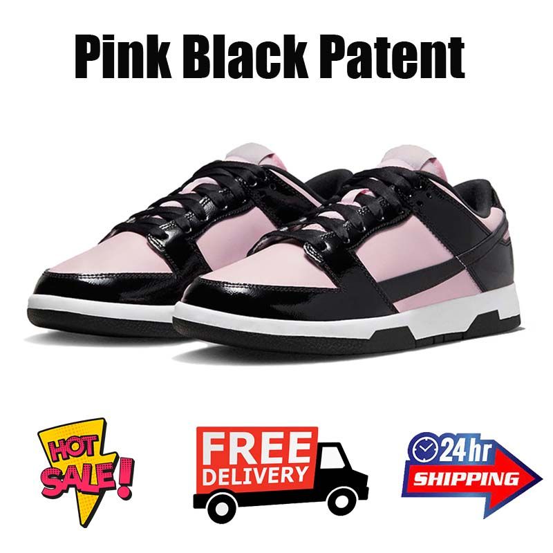 #31 Pink Black Patent