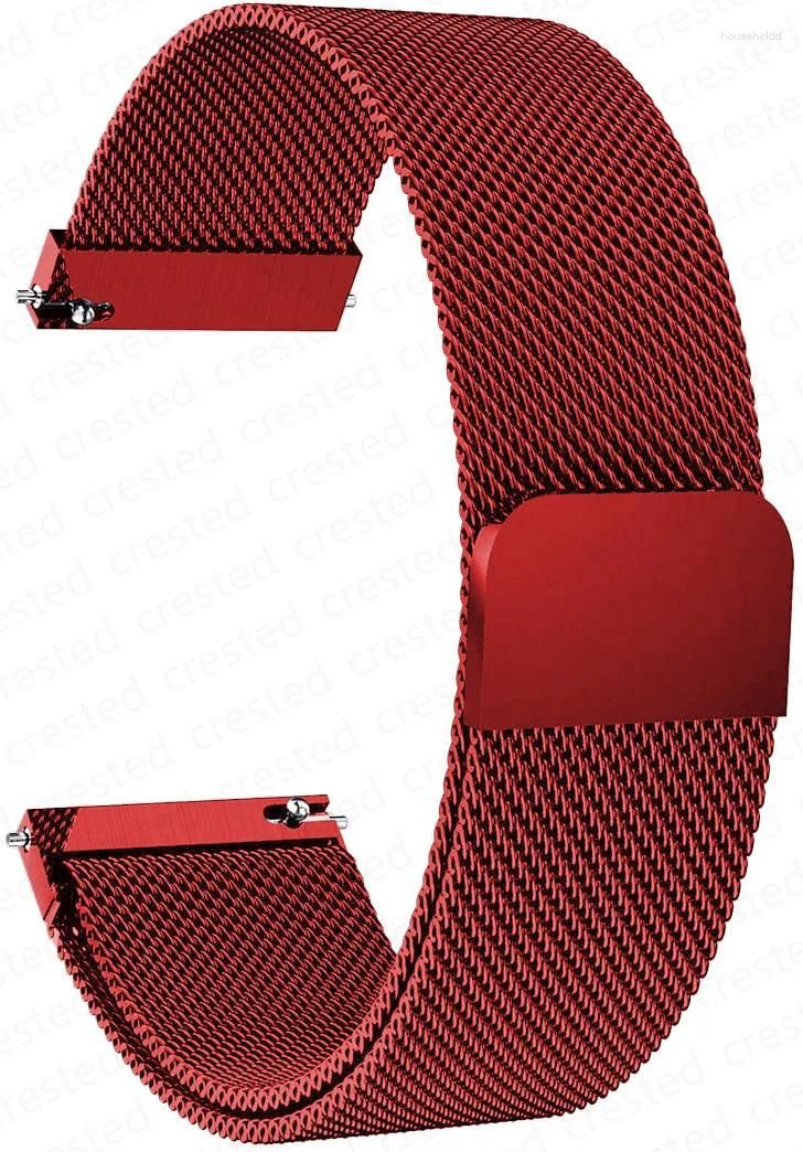 20 mm Watch Band Red